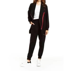 NEW DREW veronica zipper detail jacket in black